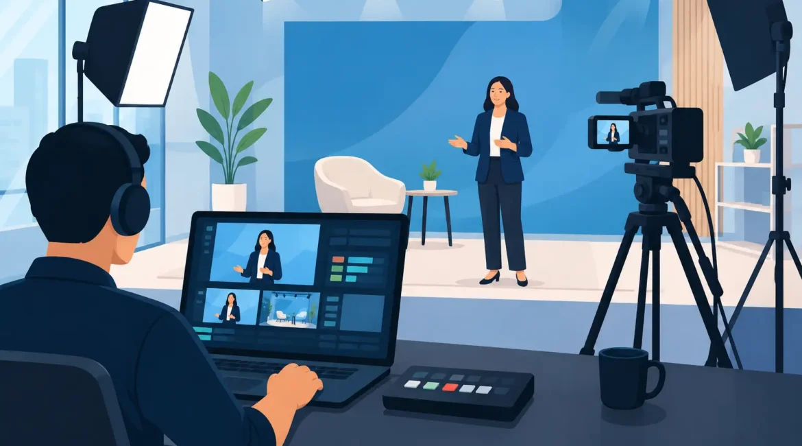 Como escolher estúdio para live corporativa