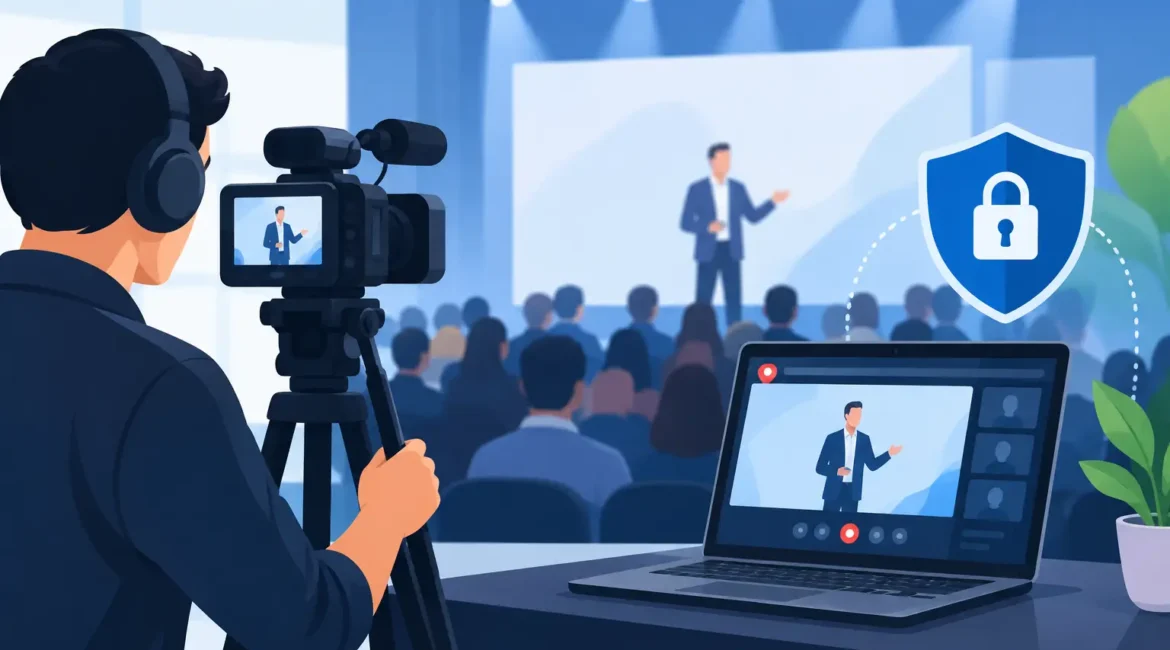 Como fazer transmissão ao vivo segura em eventos