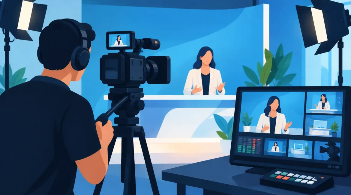 Produção cinematográfica para transmissões ao vivo