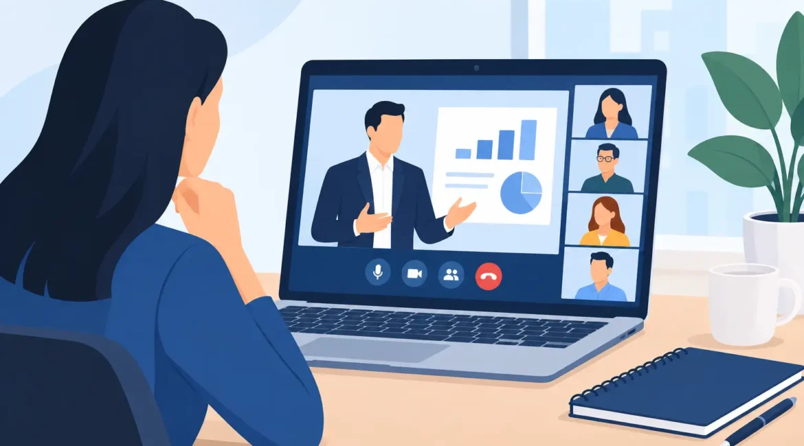 Avaliação de plataforma webinar corporativa