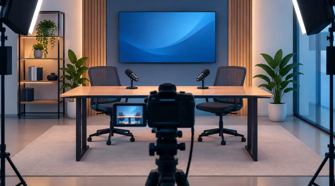 Como montar estúdio webcast com padrão profissional