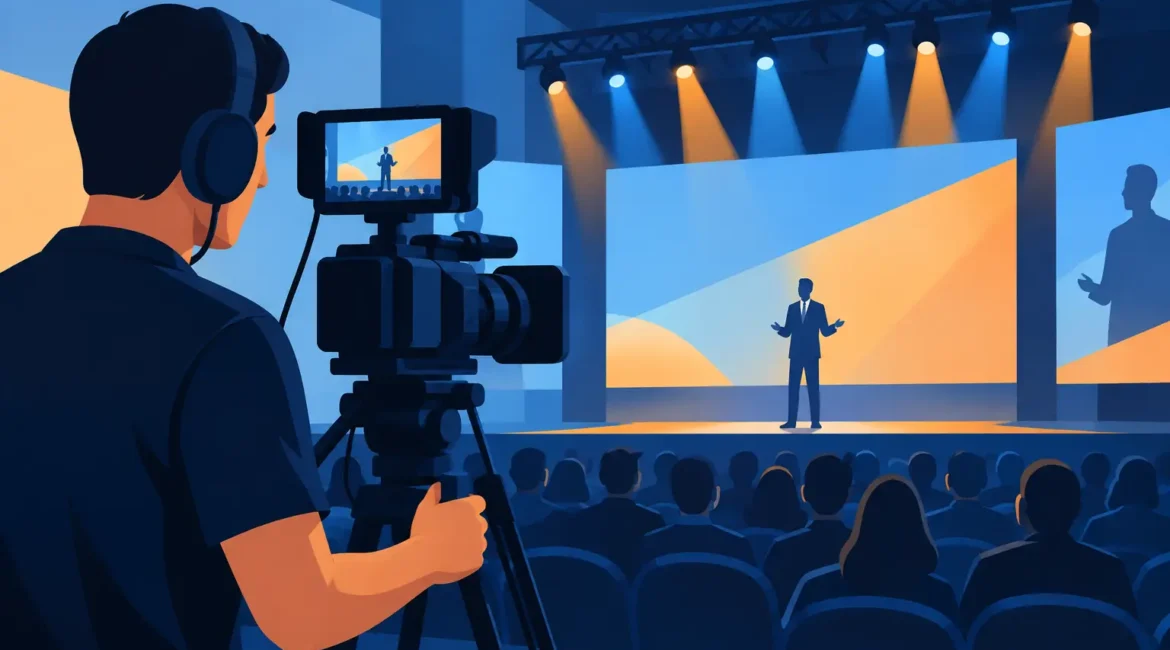 Produção audiovisual para eventos de alto impacto